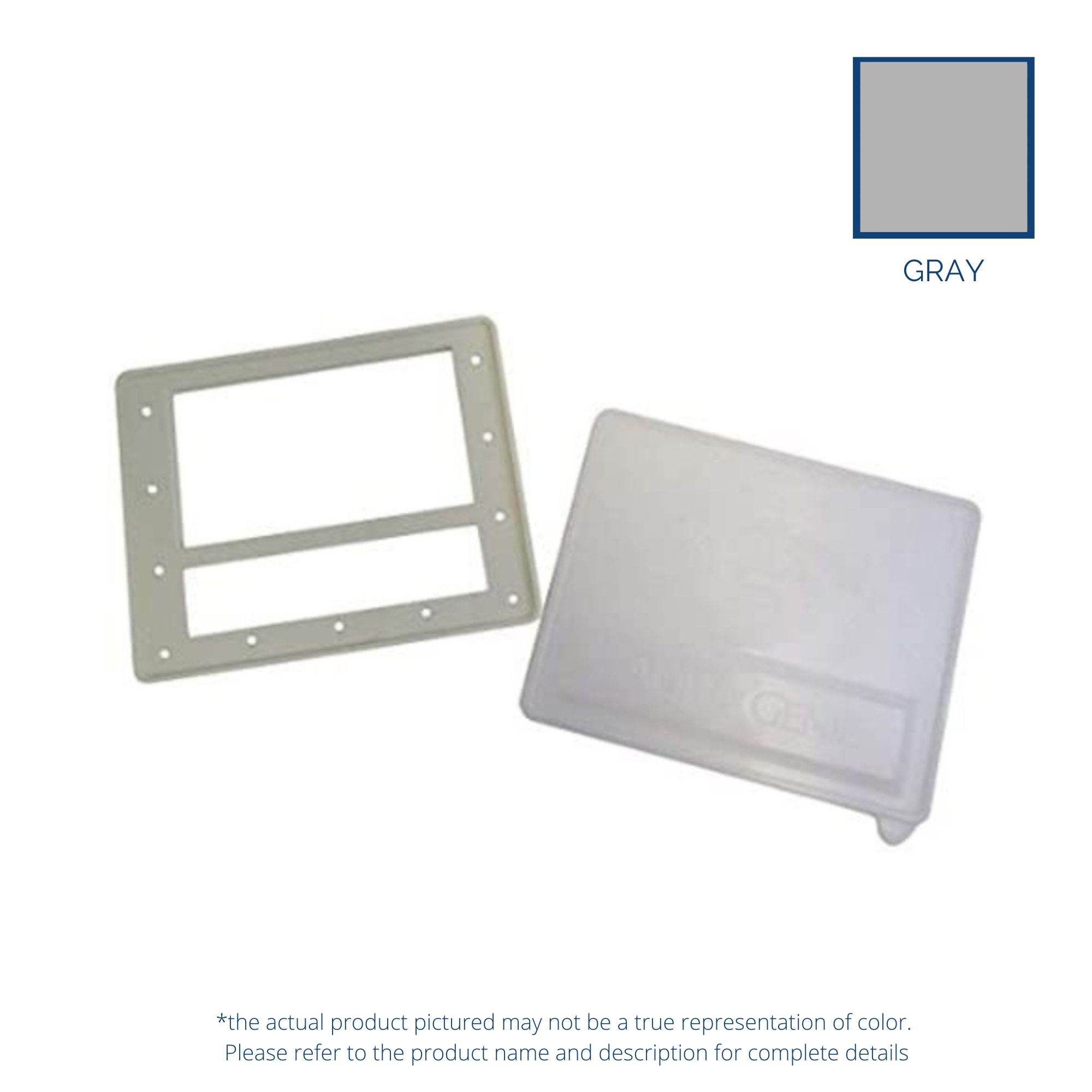 Aquador Winter Skimmer Plate Aqua Genie Kit Inground Gray